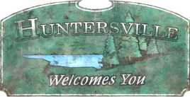 FO76 Huntersville Sign