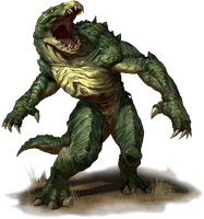 A gatorclaw from Fallout: The Roleplaying Game