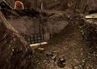 The duffle bag, two warheads nearby