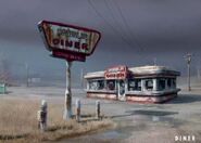 Art of Fallout 4 diner