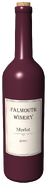 Бутылка Falmouth Winery урожая 2060 года.