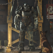 Power armor shown in the Fallout 4 official trailer