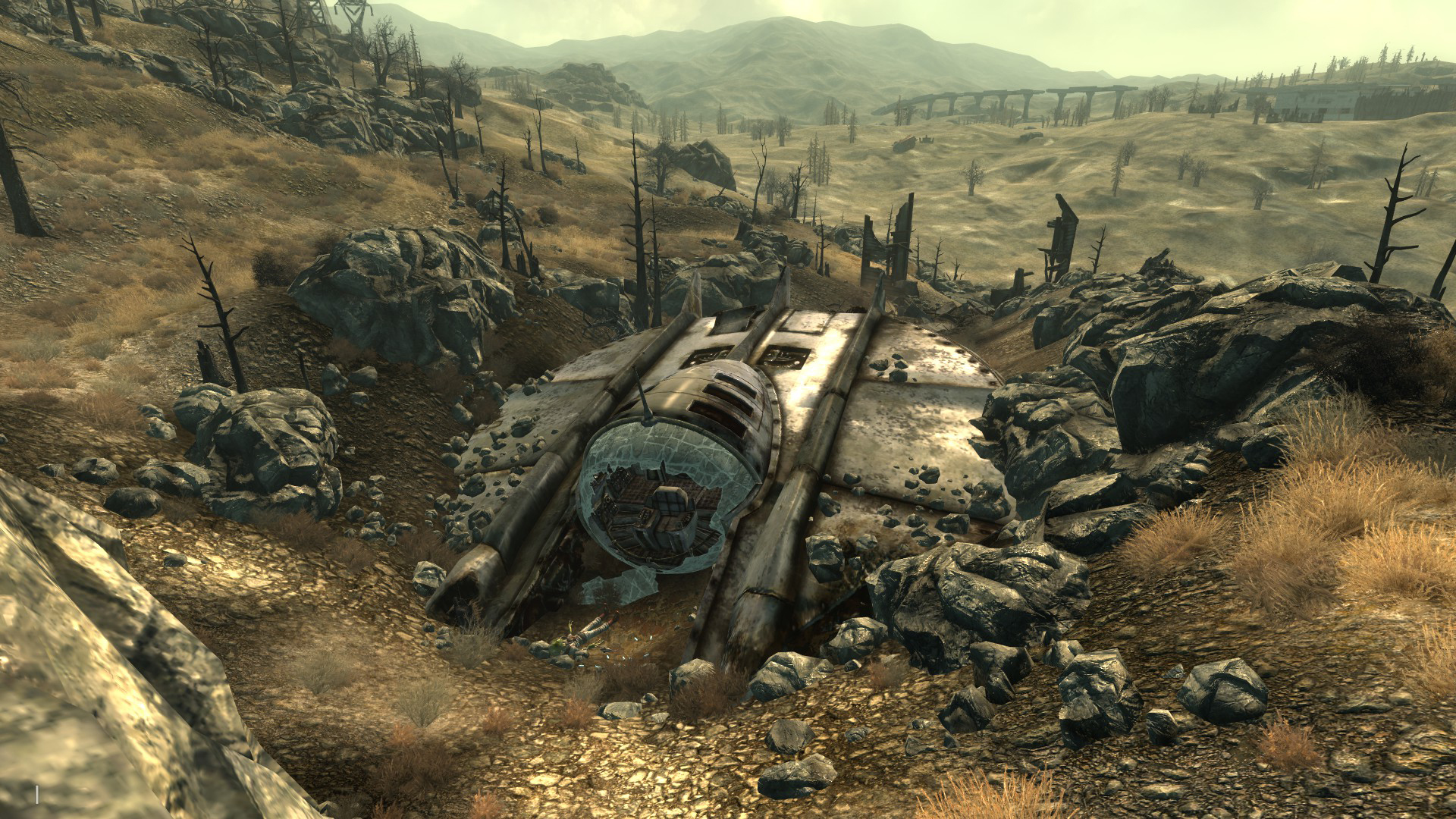 fallout new vegas alien ship