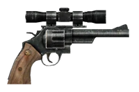 .44 magnum revolver with scope