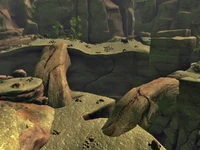 Bighorner overpass.jpg (309 KB) Dangerous cliff overpass along the way