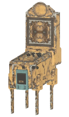 FO76 Pinball machine render