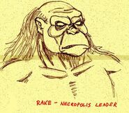 Concept art for Rake