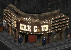 Shark Club sign