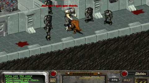 Fallout 2 what happend with the deathclaws in Vault 13?