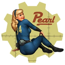 B-29's artwork showing a young Pearl