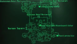 Statesman Hotel mid level loc map