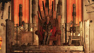 Dagger on her throne