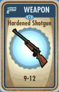 Hardened shotgun card