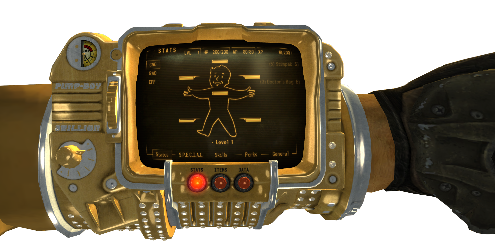 Fallout 4 gold kit for color pipboy фото 2
