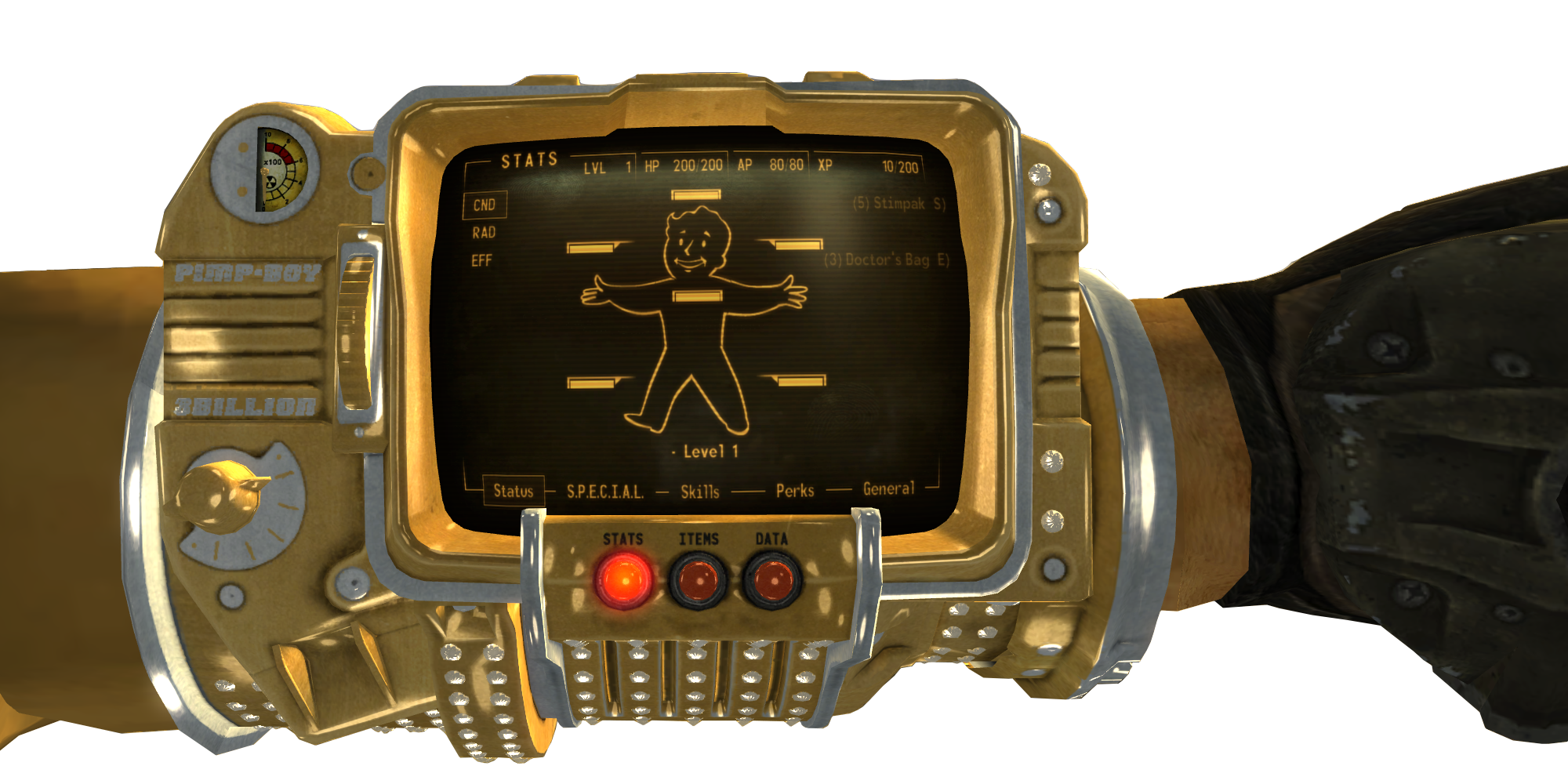 Fallout Wild Wasteland Vector Pip Boy Perk Alien Skull Dog 