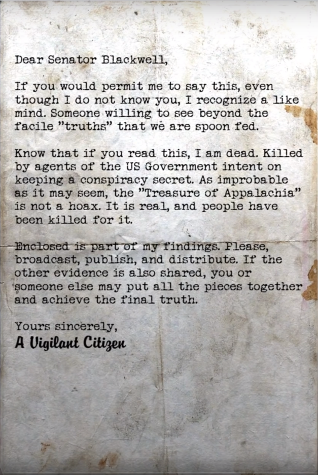 Vigilant Citizen's note to Blackwell | Fallout Wiki | Fandom