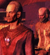 Clarence standing next to Wise Charles