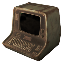 FO4 Desktopterminal weathered