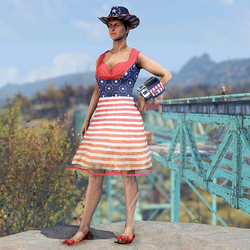 Stars and stripes dress hot sale