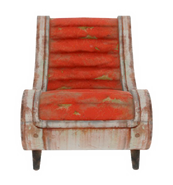 Red modern chair