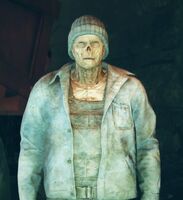 Lou, a male ghoul added in Wastelanders