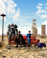 FO76 Desert shelter