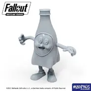 Bottle mascot statue
