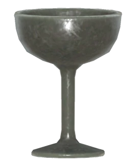 Fancy glass cocktail