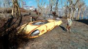 Fo4 Junked Car with Ambush Feral Ghouls