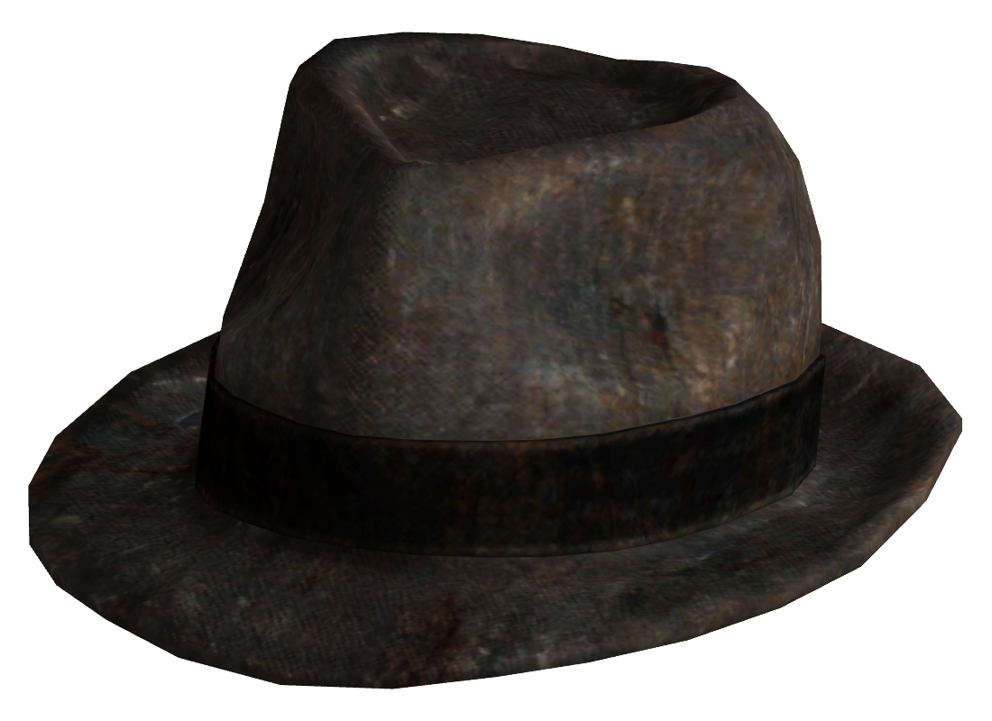 Worn hat. Шляпа мужская Fedora Indiana Jones. Fallout New Vegas шляпа игрока. Фоллаут Нью Вегас шляпы. Шляпа Джима Корбетта.