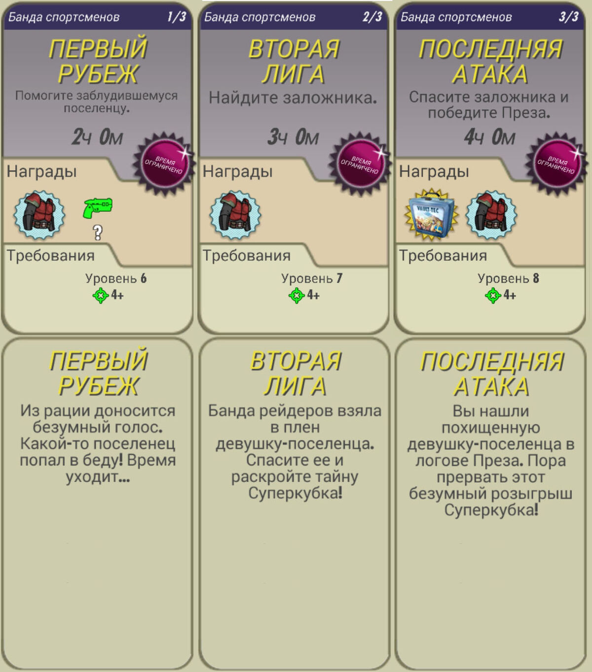 Банда спортсменов | Убежище | Fandom