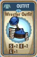 Wrestler outfit card