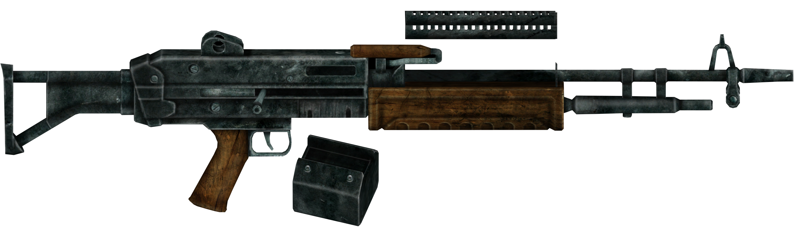 Light machine gun (Fallout: New | Fallout Wiki |