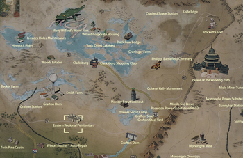 Eastern Regional Penitentiary map