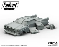 Fallout: Wasteland Warfare sedan model