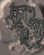 Mapa de la estación de repetidores del satélite