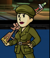 Ronnie's dialogue icon in Fallout Shelter Online