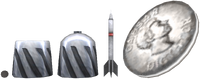 12 Ga. projectiles: buckshot; slug; pulse slug; flechette; coin shot.