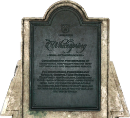 FO76 Whitespring Bicentennial tablet