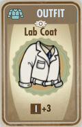 Lab coat card