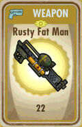 Rusty Fat Man card