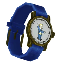 Uhr, die den Pip-Boy 3000 in der Tranquility Lane Simulation ersetzt