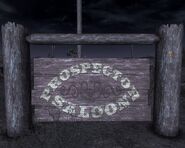 Prospector Saloon sign