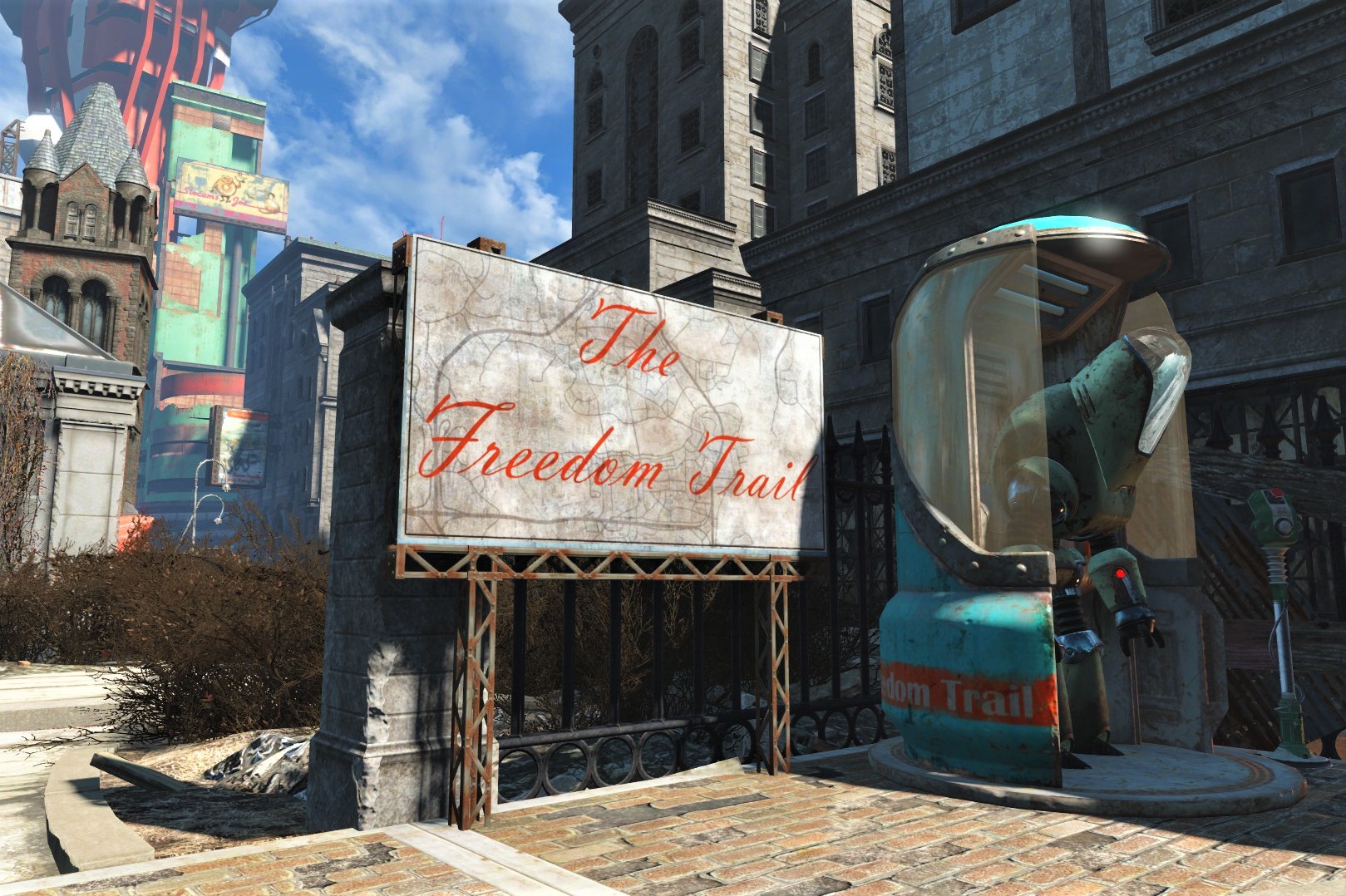 Freedoms trail fallout 4 фото 23