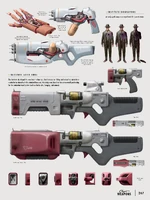 Institute weapons concept art.png (2.83 MB) Institute laser weapons