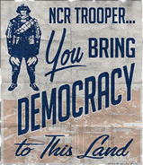 "Soldado de la RNC.. Tú traes democracia a esta tierra"