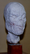 Clay model of Set's head