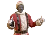 Mr. Claus' suit
