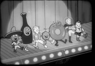 Vault Boy and fellow corporate mascots