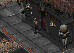 FO1 Necropolis Hall of the Dead door guard